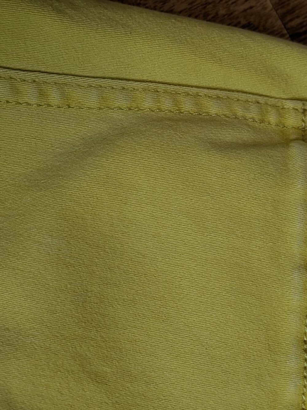 Cabi Jeans Skinny Leg Denim Pants Women's Size 12 Citron Chartreuse Yellow - Picture 6 of 9